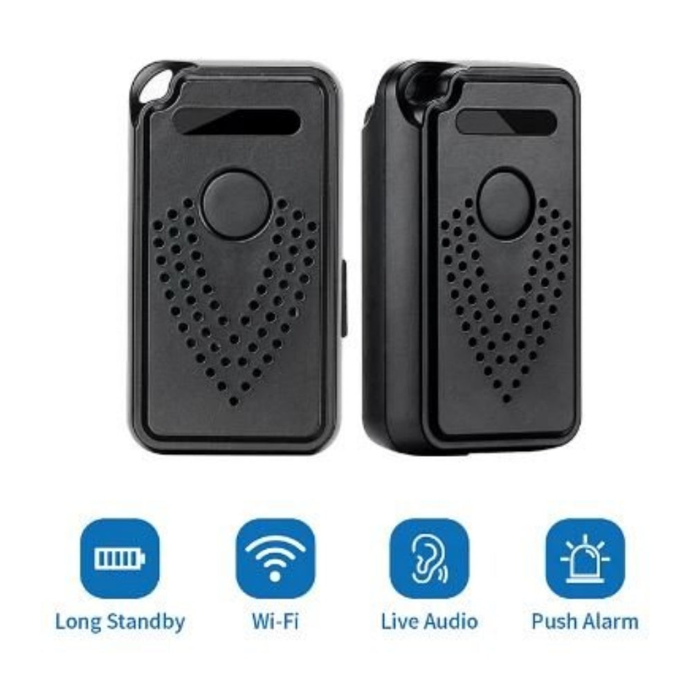 AR01 Wireless Wi-Fi Sound Recorder Listening Device Unlimited Range Live Audio Streaming Voice Activated Push Notification