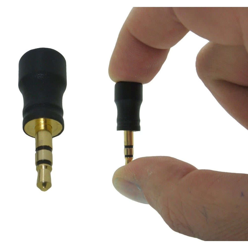 Miniature 3.5mm TRS True Stereo Wired Microphone for PC, Laptop and Digital Voice Recorder