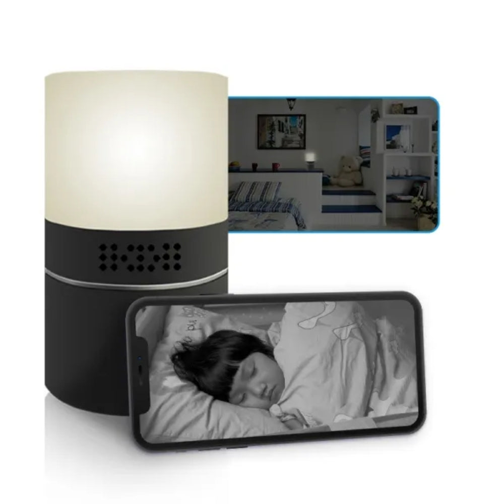 Mood Lamp Camera Wireless Wi-Fi 1080p Video Recorder Motion Detection Push Alert