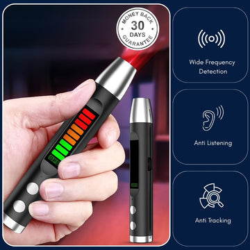 Pocket RF Signal Detector 8000MHZ 8GHZ Anti Spy Wifi Camera GSM Audio Bug Finder GPS