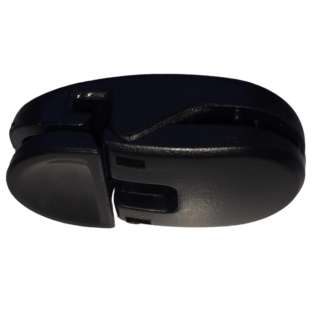 Plastic Microphone Headphone Clip Mount fit 1-2mm Outer Diameter Cable Locking Clamp