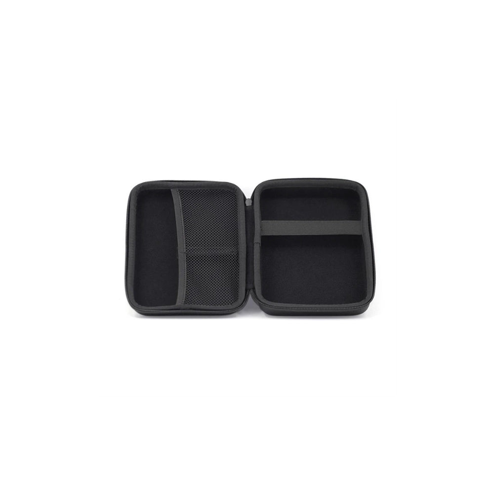Microphone Protective Case 16cm x 12cm x 6cm Black Hard Shell for Double Ear Hook and Lavaliere Mics
