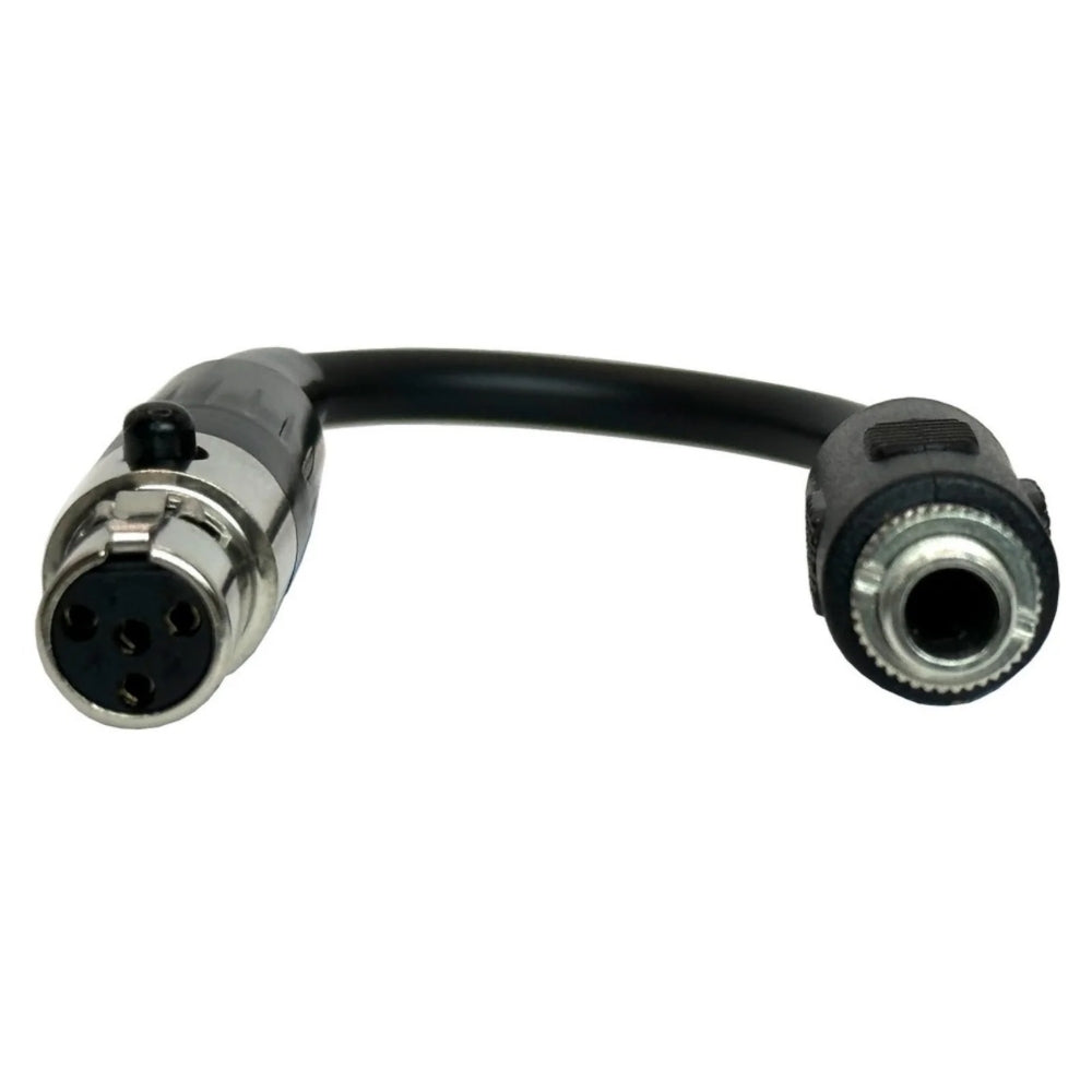 Sennheiser to Shure Microphone Adapter 3.5mm Locking Jack Plug to TA4F 4 Pin Mini XLR Transmitter