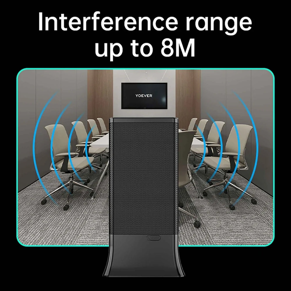 F-12 Anti Recording Microphone Monitoring Eavesdropping Ultrasonic Sound Wave Generator Prevention Guard