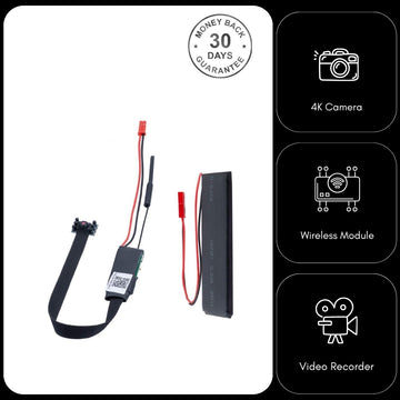 4K Ultra HD Wireless Wi-Fi Camera Module 1080p Video/Audio Recorder on LookCamPro App