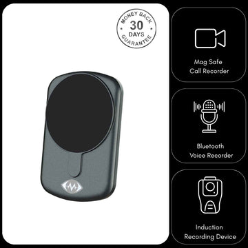 Bluetooth Mobile Smartphone Call Recorder Magsafe Magnetic Induction Sensor Attach & Record Phone