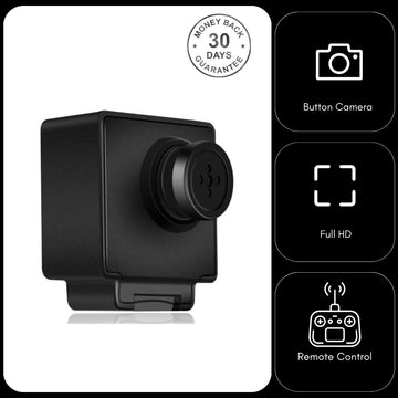 918R Button Camera Video Recorder 90 Minute Battery Remote Control Operated 1080p Full HD DVR