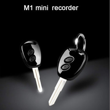 Car Key Digital Voice Recorder Sound Activated 38hrs Battery Work Time 1536kbps Bit Rate .WAV Format