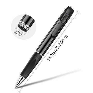 Audio Digital Voice Recorder in Working Ballpoint Pen 8GB Memory 20 Hours Battery Life