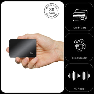 Credit Card Voice Recorder 80 Hours Battery 8GB/32GB Memory High Quality 1536Kbps Sound