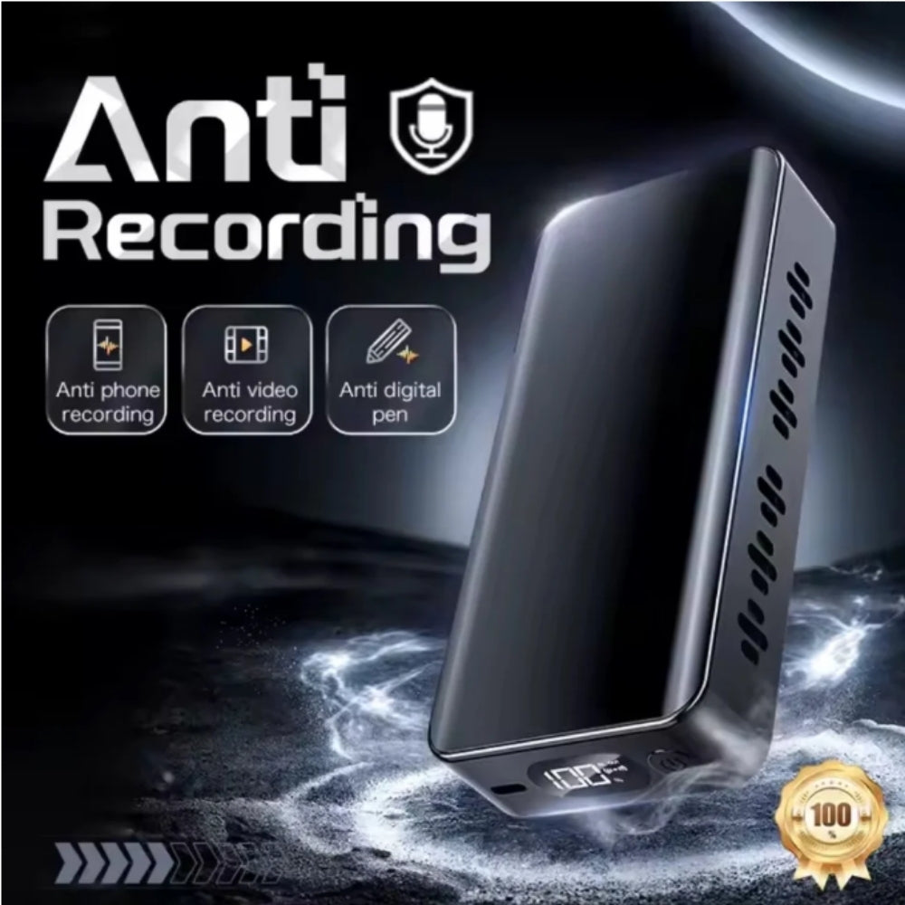 F-50 Anti Recording Microphone Interference Audio Bugs, Voice Recorder, Phone Recording Stop Working