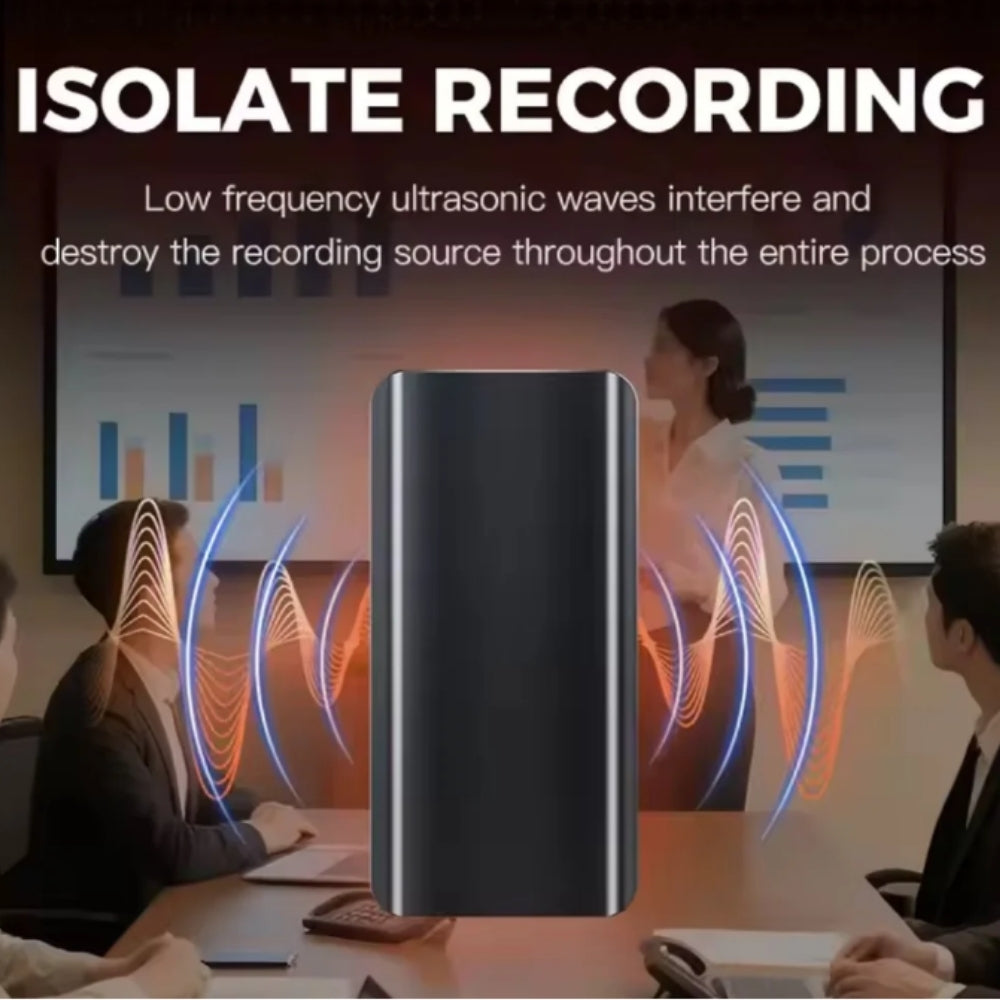 F-50 Anti Recording Microphone Interference Audio Bugs, Voice Recorder, Phone Recording Stop Working