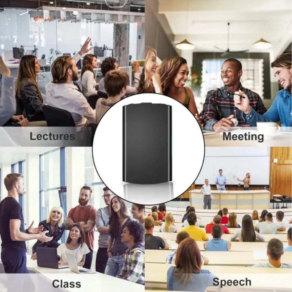 Mini Voice Recorder 30 Hour Battery Ultra Slim Sound Activated High Definition Super Sensitive Microphone