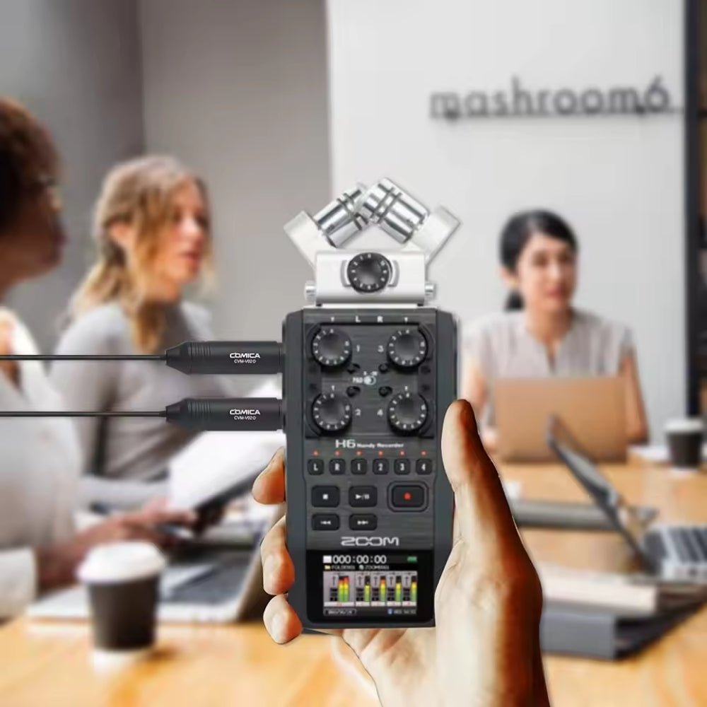 Comica XLR Microphone 48v Phantom Power Lavaliere Omnidirectional or Unidirectional