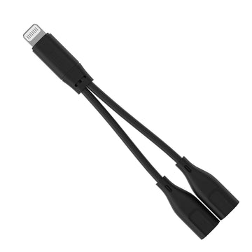 Comica DUC-LN Type-C to Lightning Connector 2-in-1 Adapter Cable for Charging and External Microphone Audio