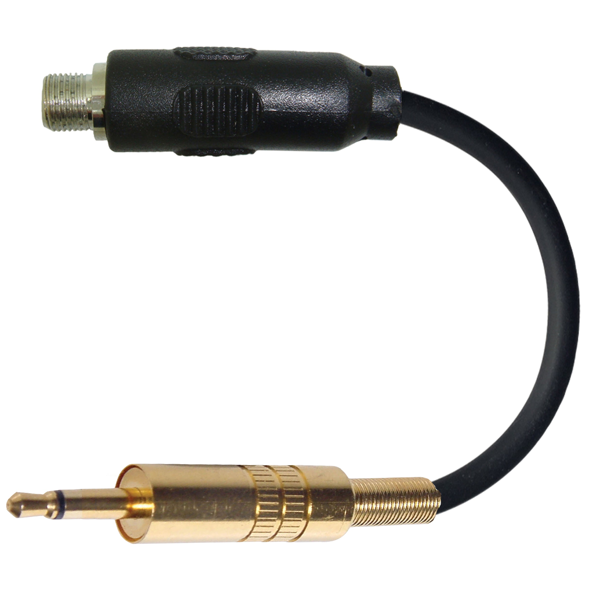 Sennheiser 3.5mm Jack Microphone Adapter to Convert Lavalier Ear-hook Headworn Body Pack Transmitter Mic