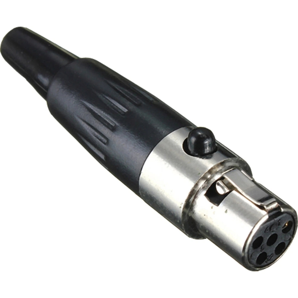 5x TA4F 4 Pin Mini XLR Connector Plug Inline Female Socket For Audio Microphone