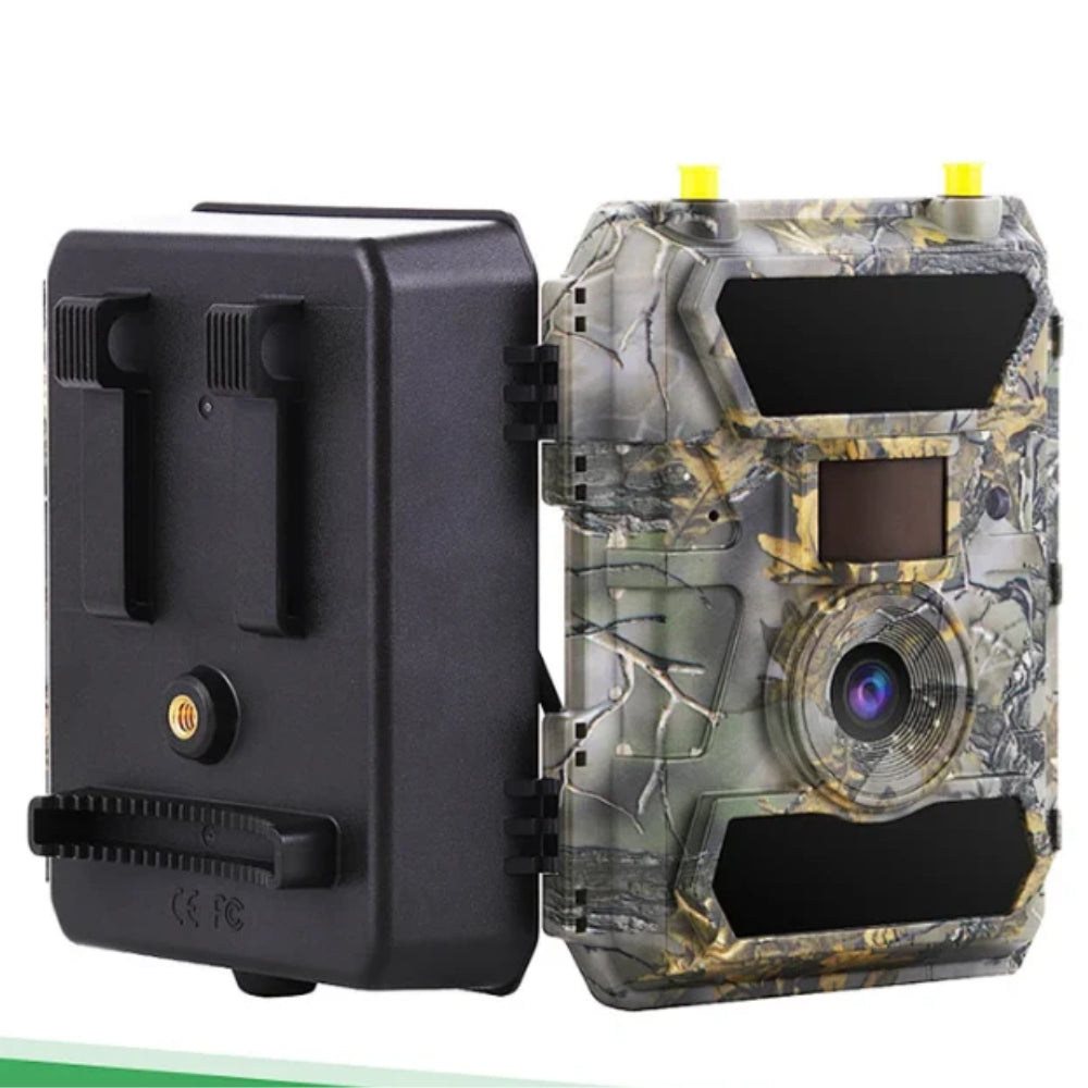24MP Hunting Trail Camera HD Photo & 1080p Video IP66 Outdoor Wildlife 0.4s PIR Detection