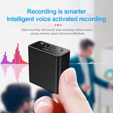 Q65V Magnetic Voice Recorder 200 Hour Battery Sound Activated ADPCM High Definition Noise Reduction