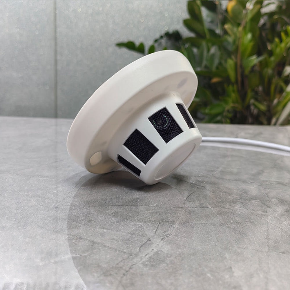 Wireless 4G Camera in Smoke Alarm 5MP 4K UHD Video Recorder Live View on CamHi Pro App