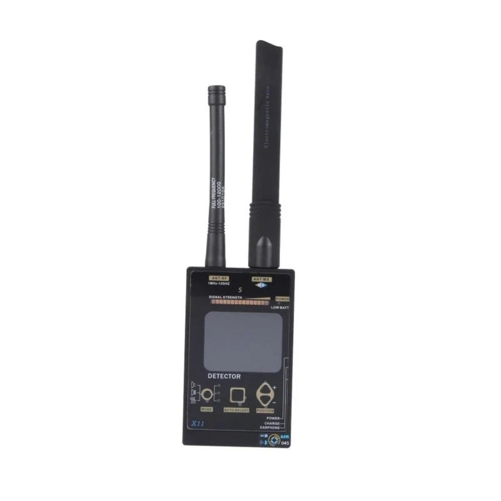 X11A Spy Bug Detector Advanced Upgrade 12,000 mHz TSCM GSM Bug GPS Tracker WIFI Camera Bluetooth Sweep