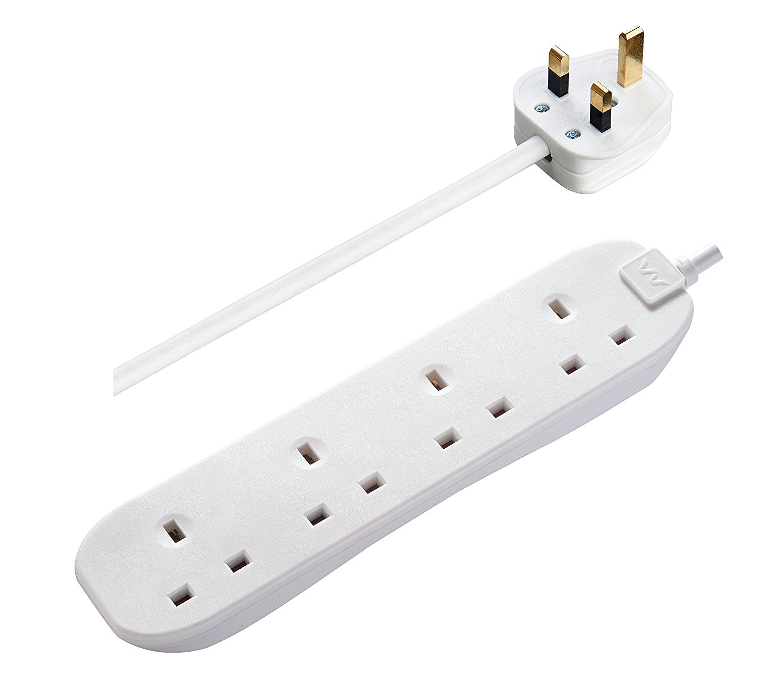 Wireless GSM Audio Monitor Microphone & Sound Recorder in 4 Way Mains Extension Lead