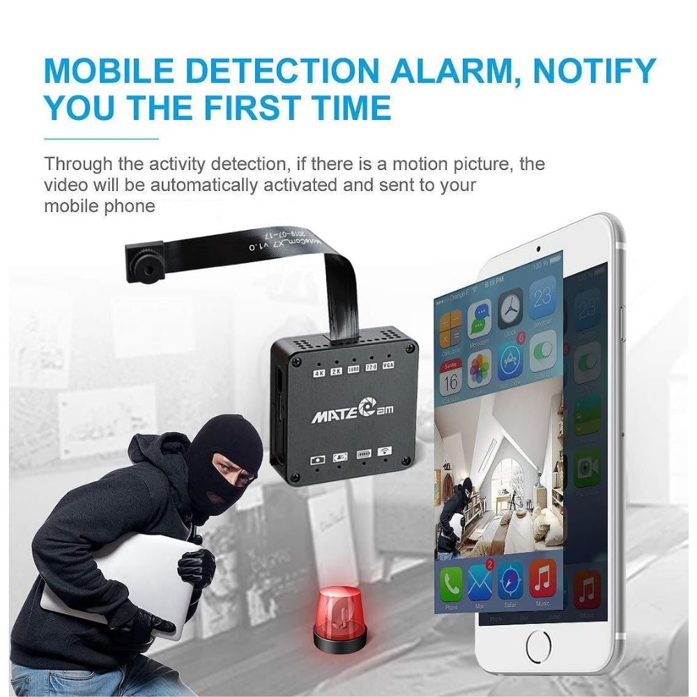MateCam 4K UHD 13MP Camera Video Recorder P2P Wi-FI Module Motion Detection & Remote Control