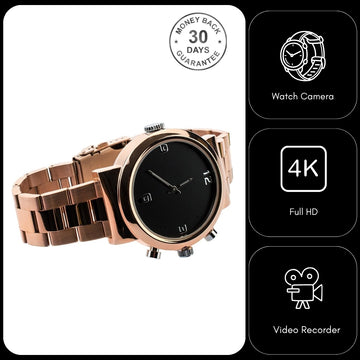 Video Watch Camera 1080p Full HD Video/Audio Recorder 12MP Photo 32GB Memory