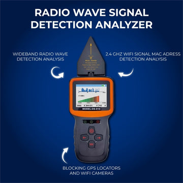 RFD-818 Professional Anti-Spy Bug Detector find Wifi Camera GPS Tracker GSM Audio RF Signal