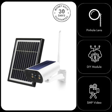 Y9 Wireless 4G Wifi Solar Power Wire Free Video Camera CCTV Security All Year Round