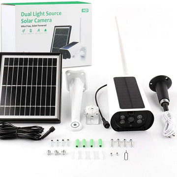 Y9 Wireless 4G Wifi Solar Power Wire Free Video Camera CCTV Security All Year Round