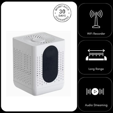 AR07 Wireless Wi-Fi Audio Recorder Sound Activated 7 Months Battery Unlimited Range Audio Listening Download