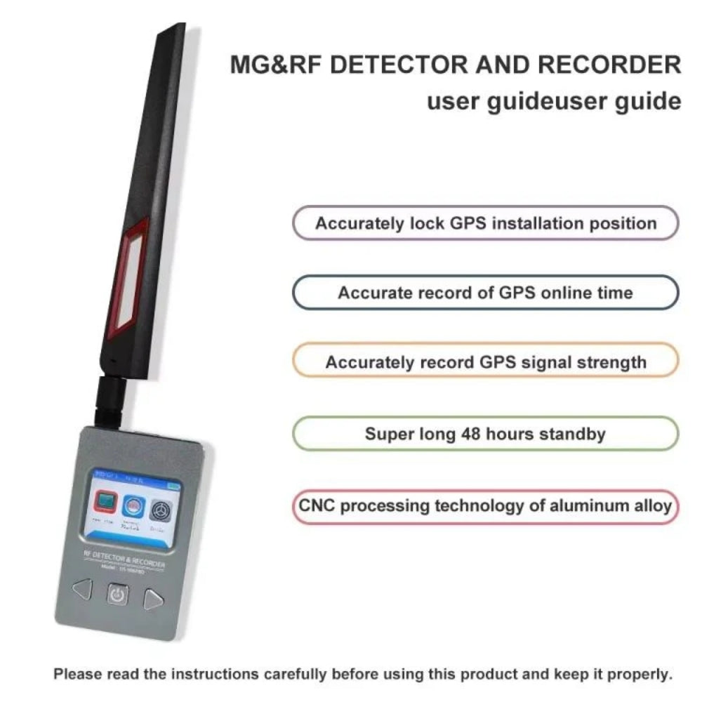 RFD-996 Bug Detector Recorder 4 GHZ Anti-Spy GPS Tracker Wi-Fi Camera GSM Audio Bug Finder