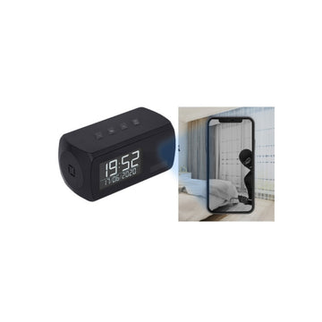 LED Clock Spy Video Camera 1 Year Battery Life Wireless WiFi 1080p HD Video DVR