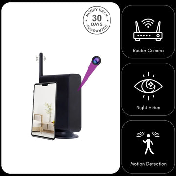 Dummy WiFi Router Camera 1080p HD Wireless Security Night Vision and Motion Detection