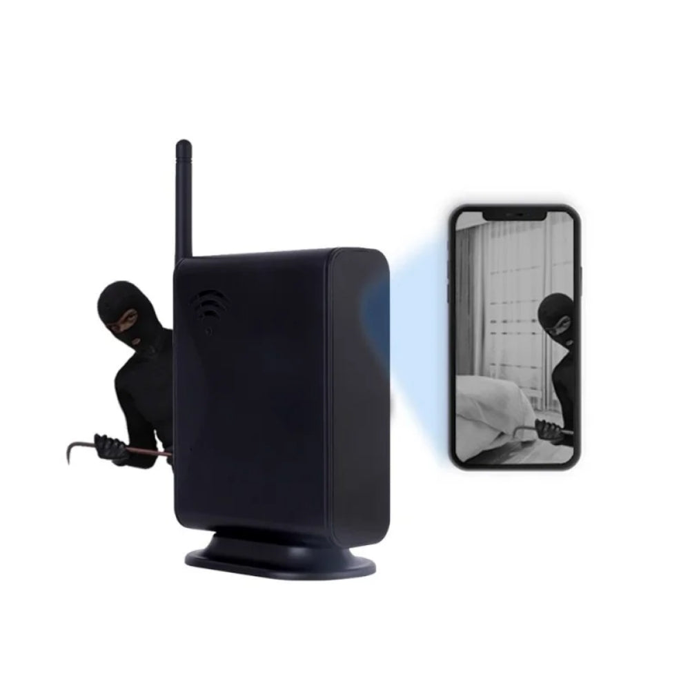 Dummy WiFi Router Camera 1080p HD Wireless Security Night Vision and Motion Detection