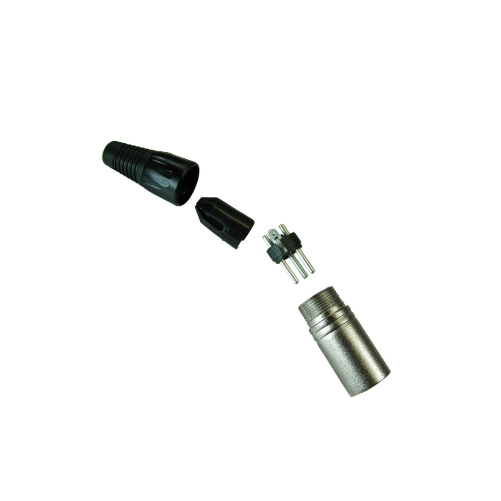 Low Cost Replacement 3 Pin XLR Male Plug Connector For Microphones & Cables on Amplifiers & Mixers