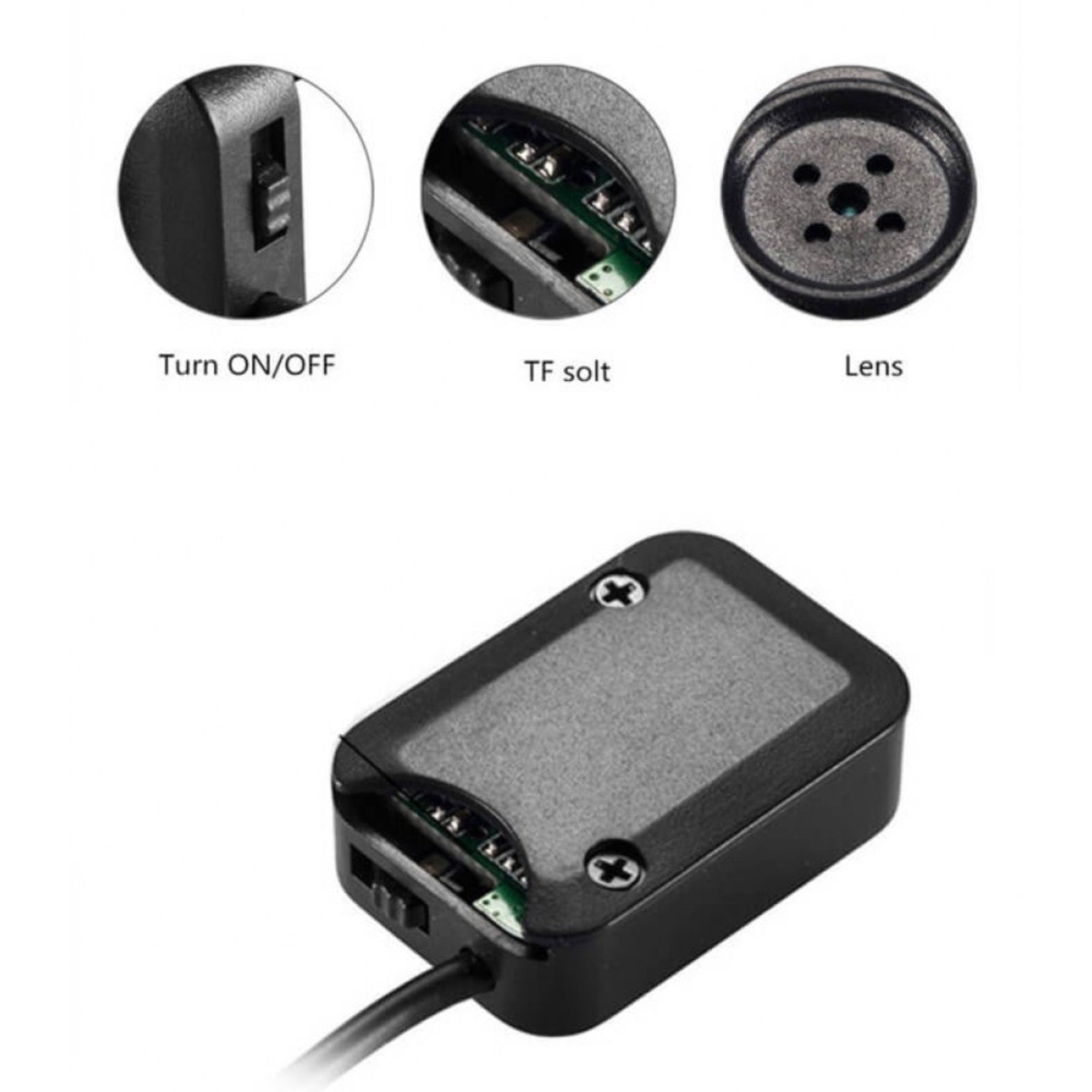 918C Smallest Mini Button Camera Video Recorder with Audio 480p HD