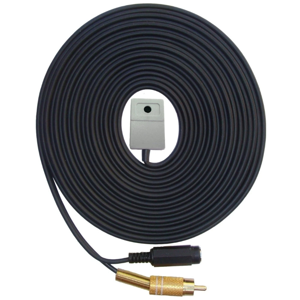 Indoor/Outdoor CCTV Microphone Miniature Size RCA Phono Audio Output 2.1mm 12v DC Input