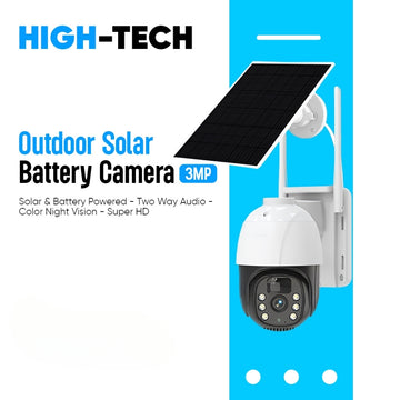 4G Wireless Wi-Fi Solar Power 24 Hour Recording PTZ Camera 1080p HD Video Night Vision Wirefree Installation