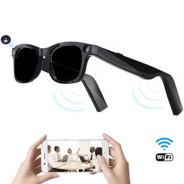 8MP Video Glasses Camera Smart Bluetooth Wireless 1080p Full HD Video Recording Photo and Audio