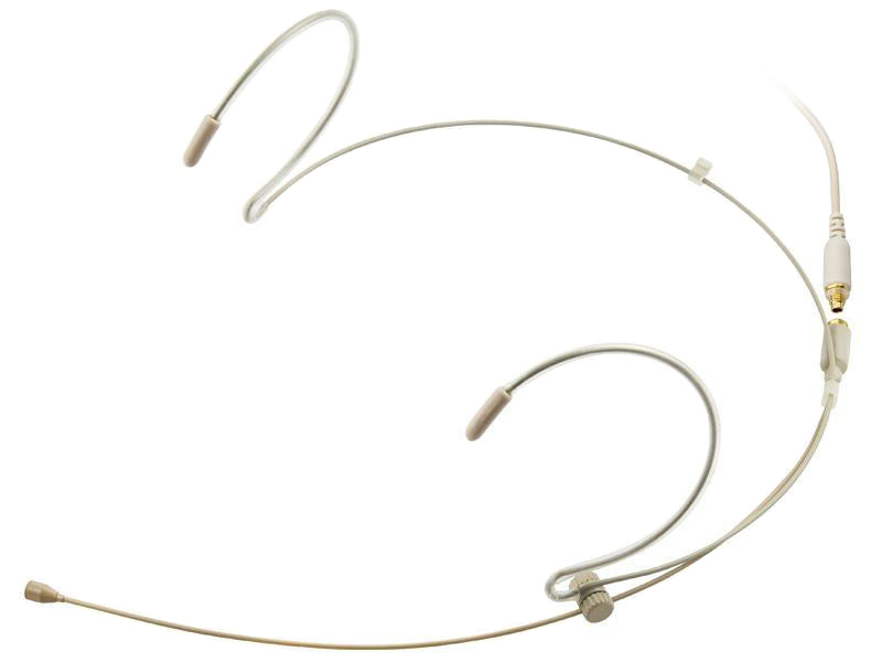 Lemo 3 Pin Double Ear Hook Headset Microphone for Sennheiser Body Pack Transmitter SK EW EK G AVX XSW Series