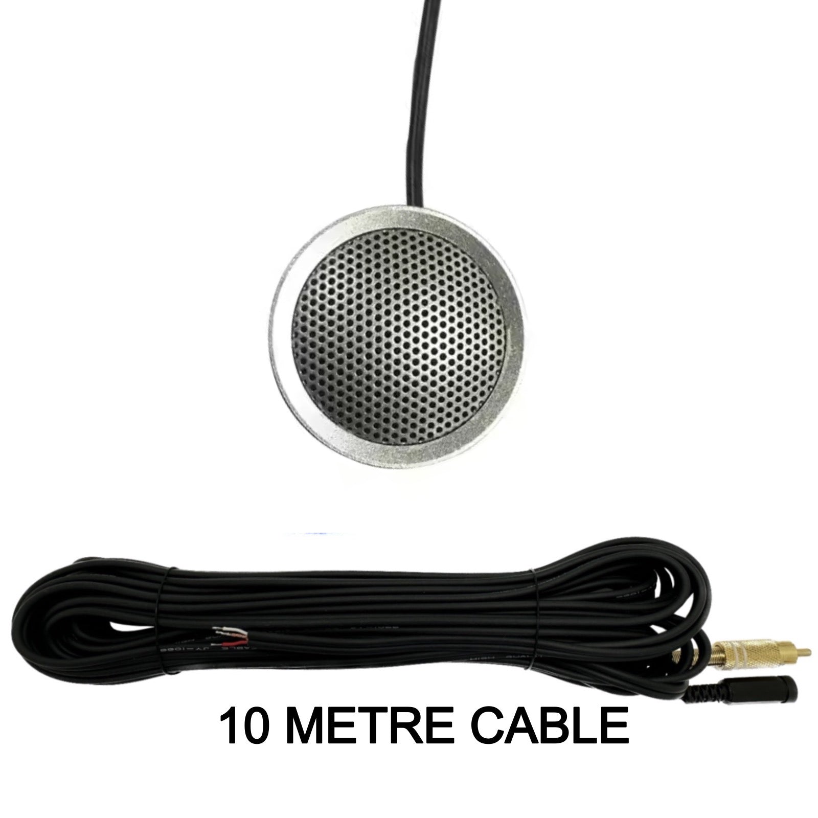 CCTV Audio Microphone Outdoor Noise Reduction Sensitive Pickup Sound Monitor for Security Camera