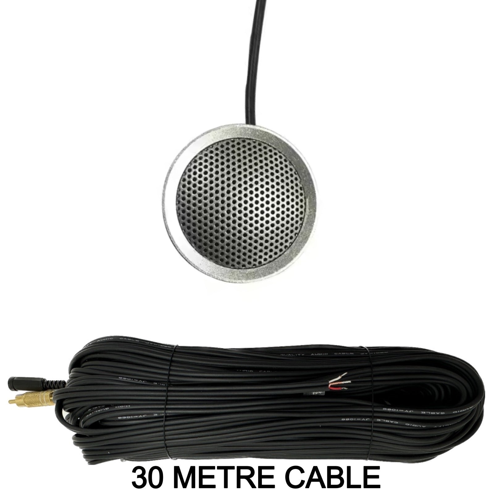 CCTV Audio Microphone Outdoor Noise Reduction Sensitive Pickup Sound Monitor for Security Camera