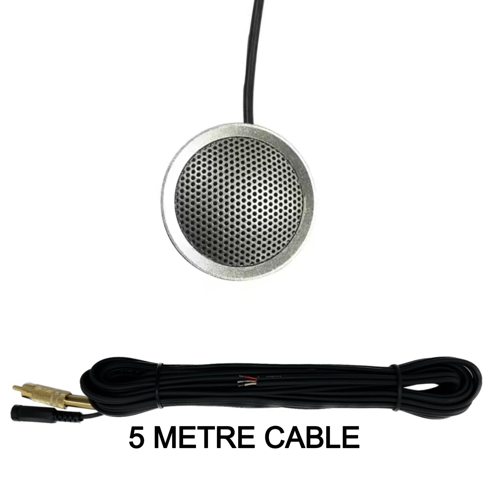 CCTV Audio Microphone Outdoor Noise Reduction Sensitive Pickup Sound Monitor for Security Camera