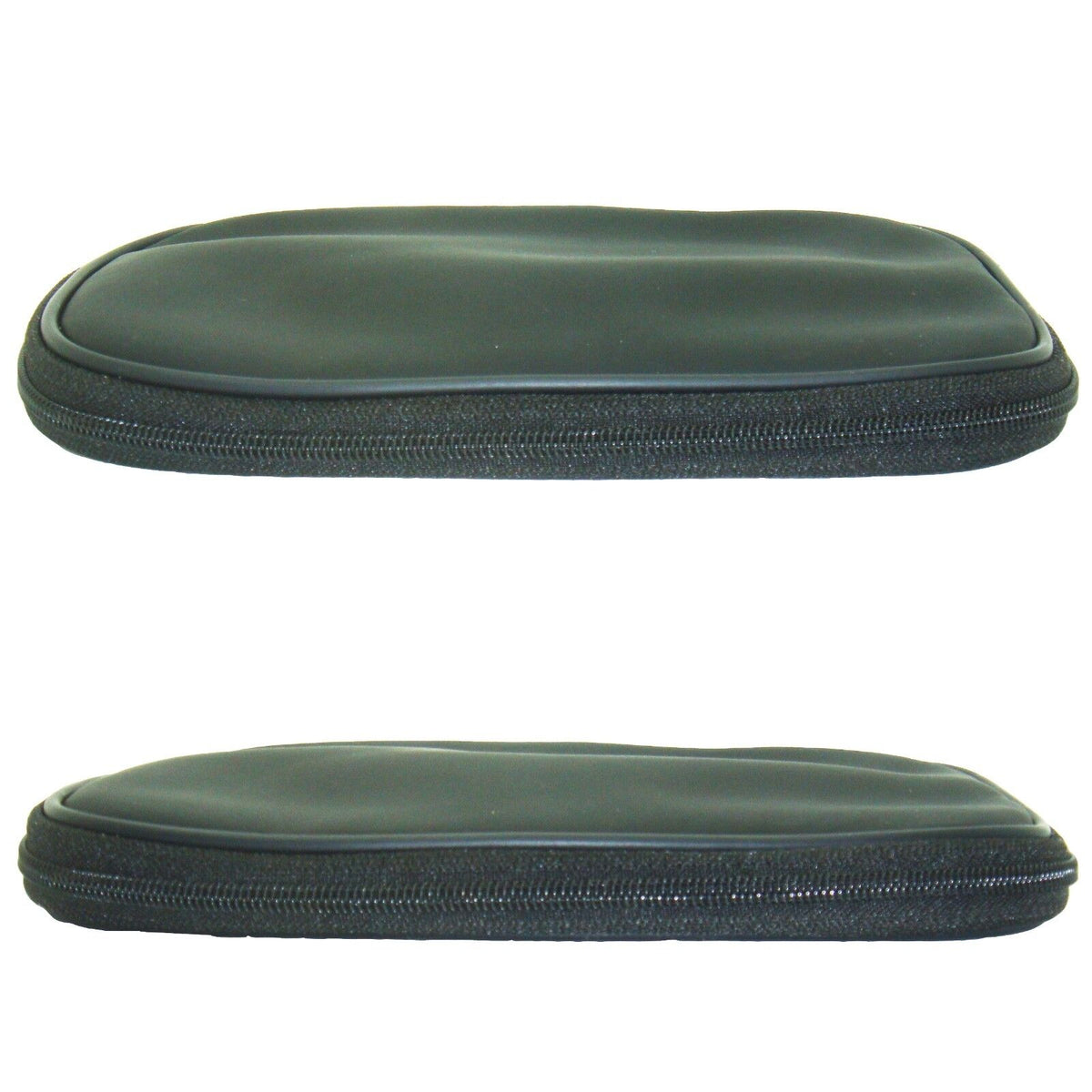 Black PVC Microphone Carry Case for Single Ear Lavaliere Lapel 18cm x 10cm x 1cm