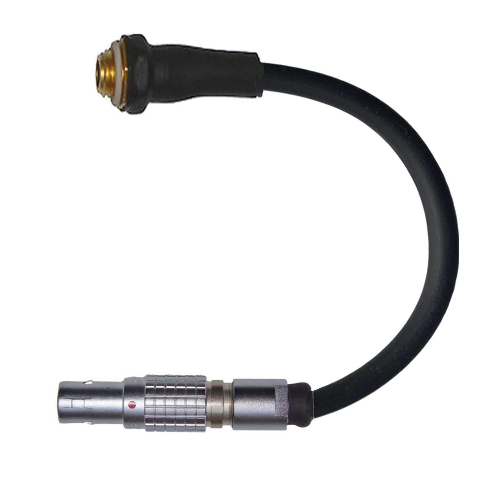 Lemo 4 Pin Microphone Adapter to Convert Lavalier Ear-hook Headworn Body-pack Transmitter Mic