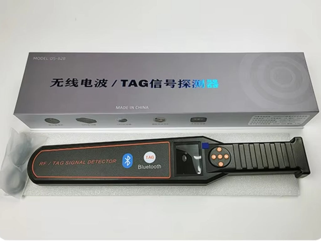 RFD-828 Portable Handheld Anti-Spy Bug Air Tag Detector Wifi Camera GPS Tracker GSM Audio RF Signal Scanner