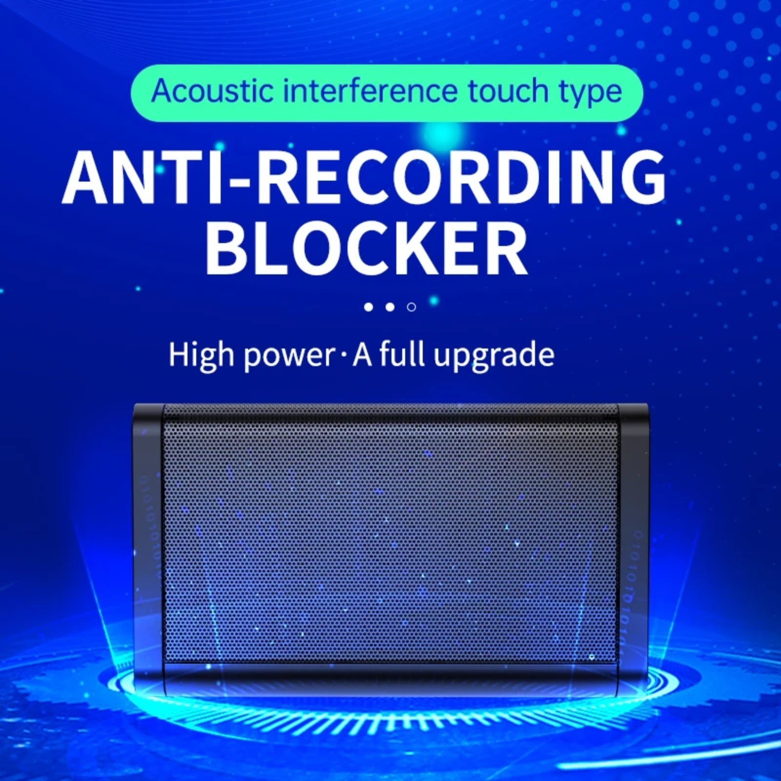 F-11 Anti Recording Ultrasonic Acoustic Sound Wave Generator Stop Microphone Recorder Smartphone Listening Device