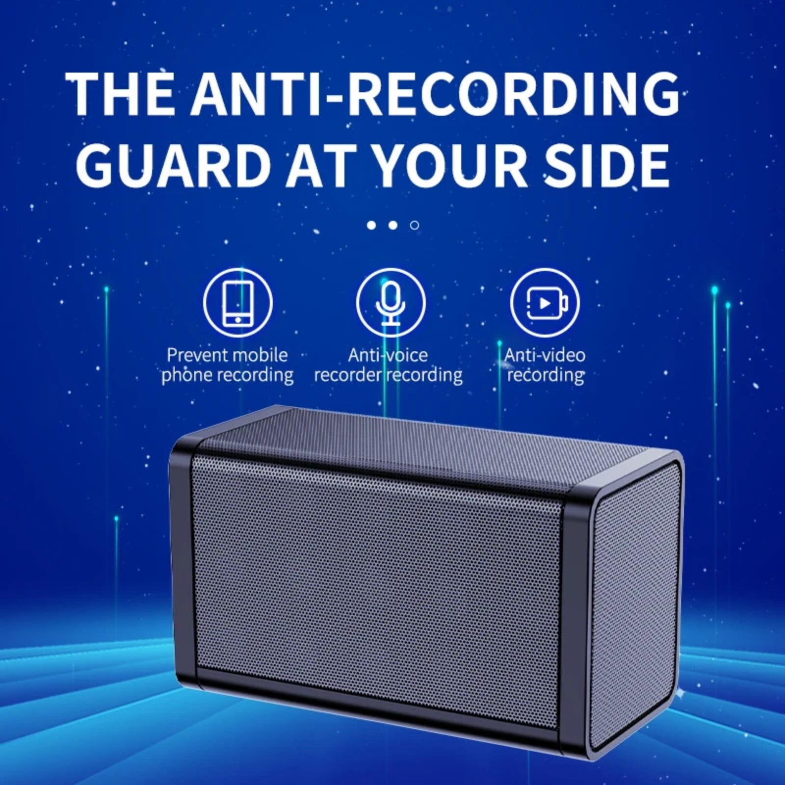 F-11 Anti Recording Ultrasonic Acoustic Sound Wave Generator Stop Microphone Recorder Smartphone Listening Device